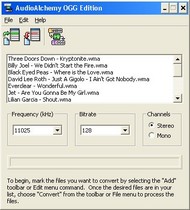 AudioAlchemy OGG Edition screenshot